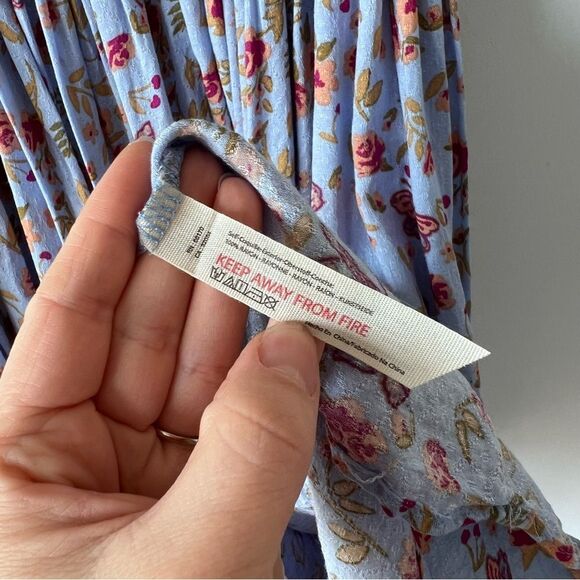 Free people intimately rule the world romper ditzy floral print women’s size S - Picture 7 of 7